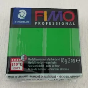 85G Block FIMO Professional Polymer Clay Sap Green (5)