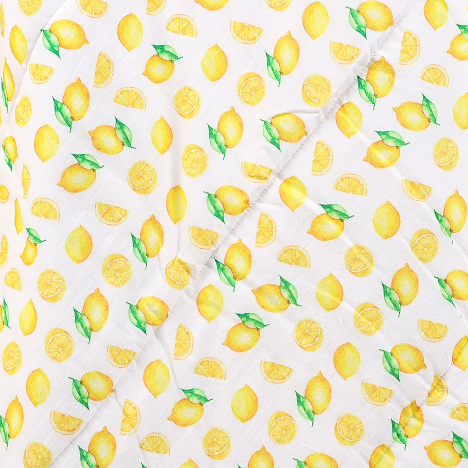 Ac Quilt Blanket cum Bedspread | 0-3 Years | 100X120 cm | Lemon