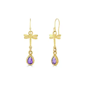 Amethyst Tellurian Gem Earrings