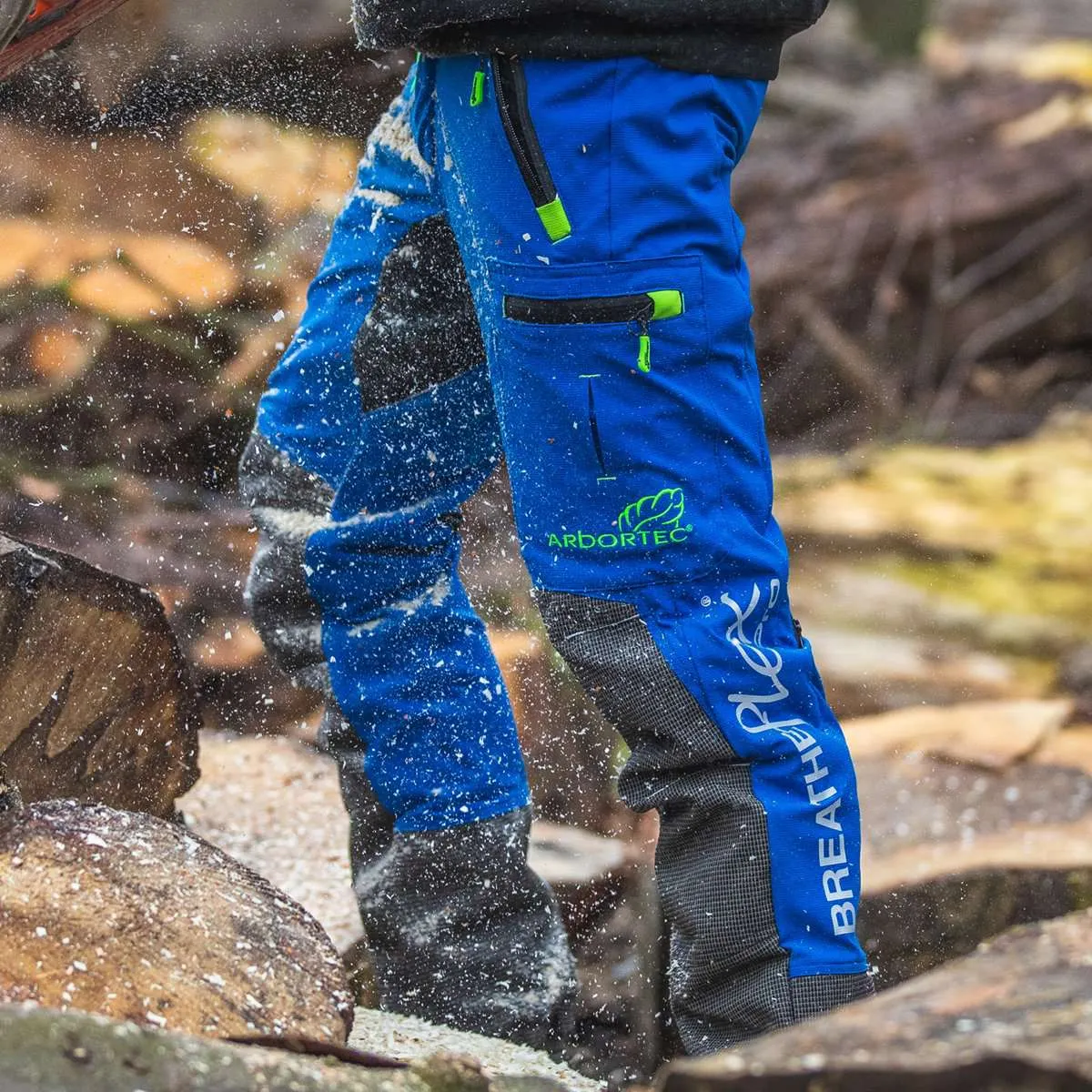 AT4060 Breatheflex Pro Chainsaw Pants Design A Class 1 - Blue