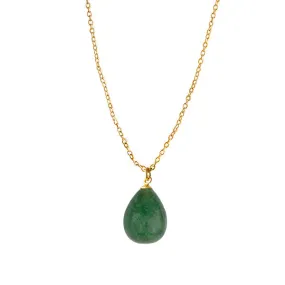 Bianc Painted Necklace Green