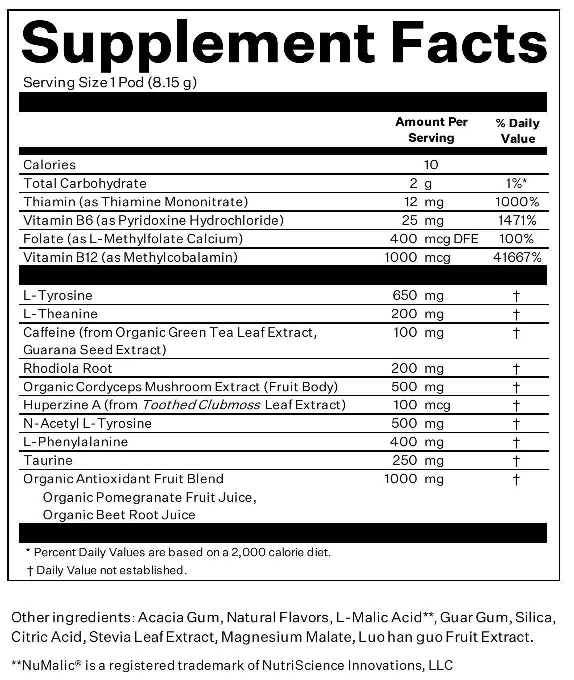 Blueshift Nutrition - Energy   Focus: Forest Berry / 14 pack