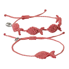 Coral Go Fish Bracelet/Anklet Bundle