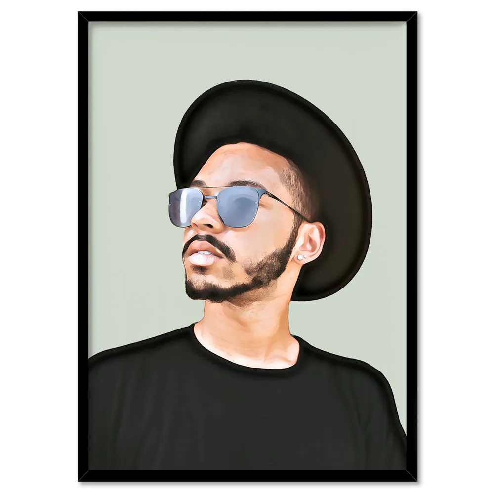 Custom Self Portrait | Painting - Art Print