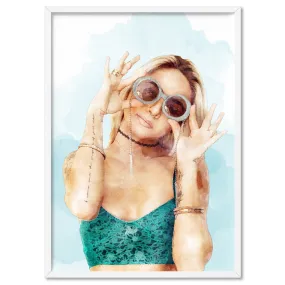 Custom Self Portrait | Watercolour - Art Print