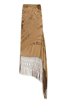 Demi Couture Piano Shawl Maxi Skirt