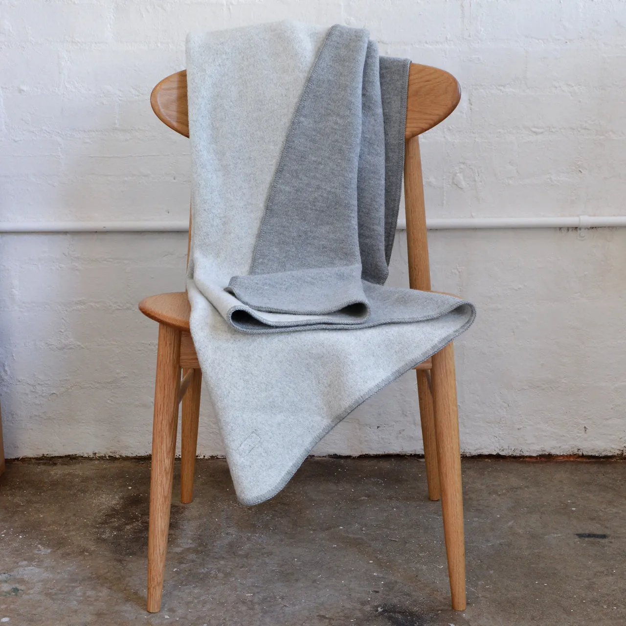 Double Faced Boiled Wool Blanket Organic Merino (200x135cm) *Returning 2025