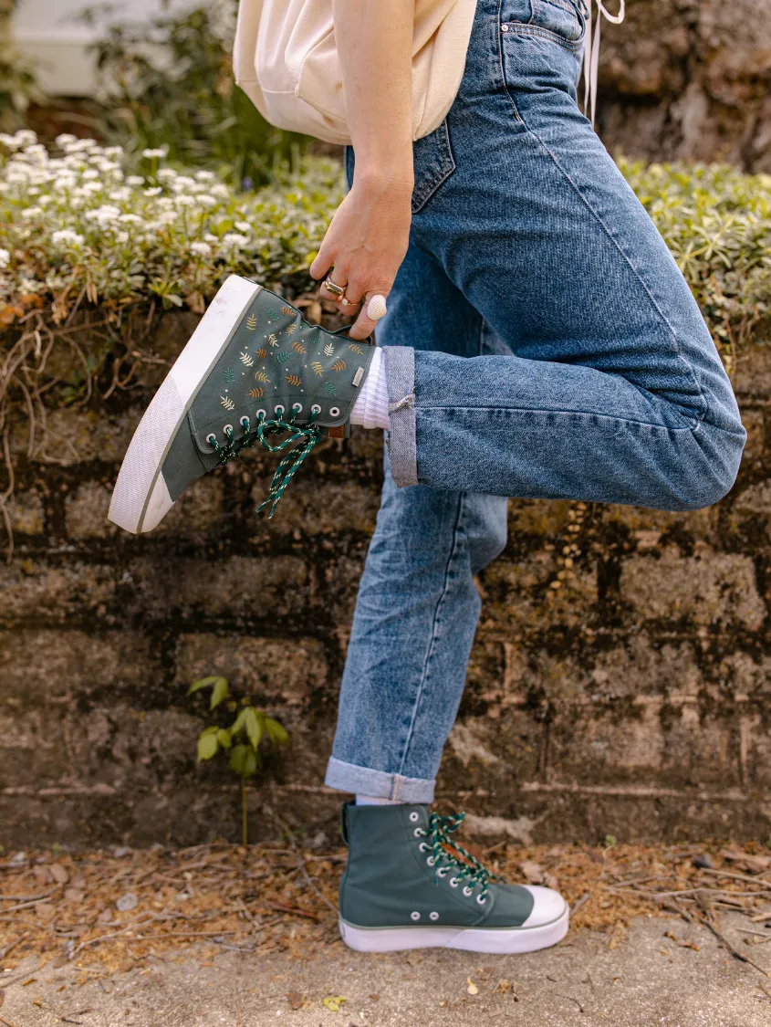 Forest Fern Platform High Top