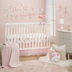 Lambs & Ivy Ballerina Baby 3-Piece Crib Bedding Set