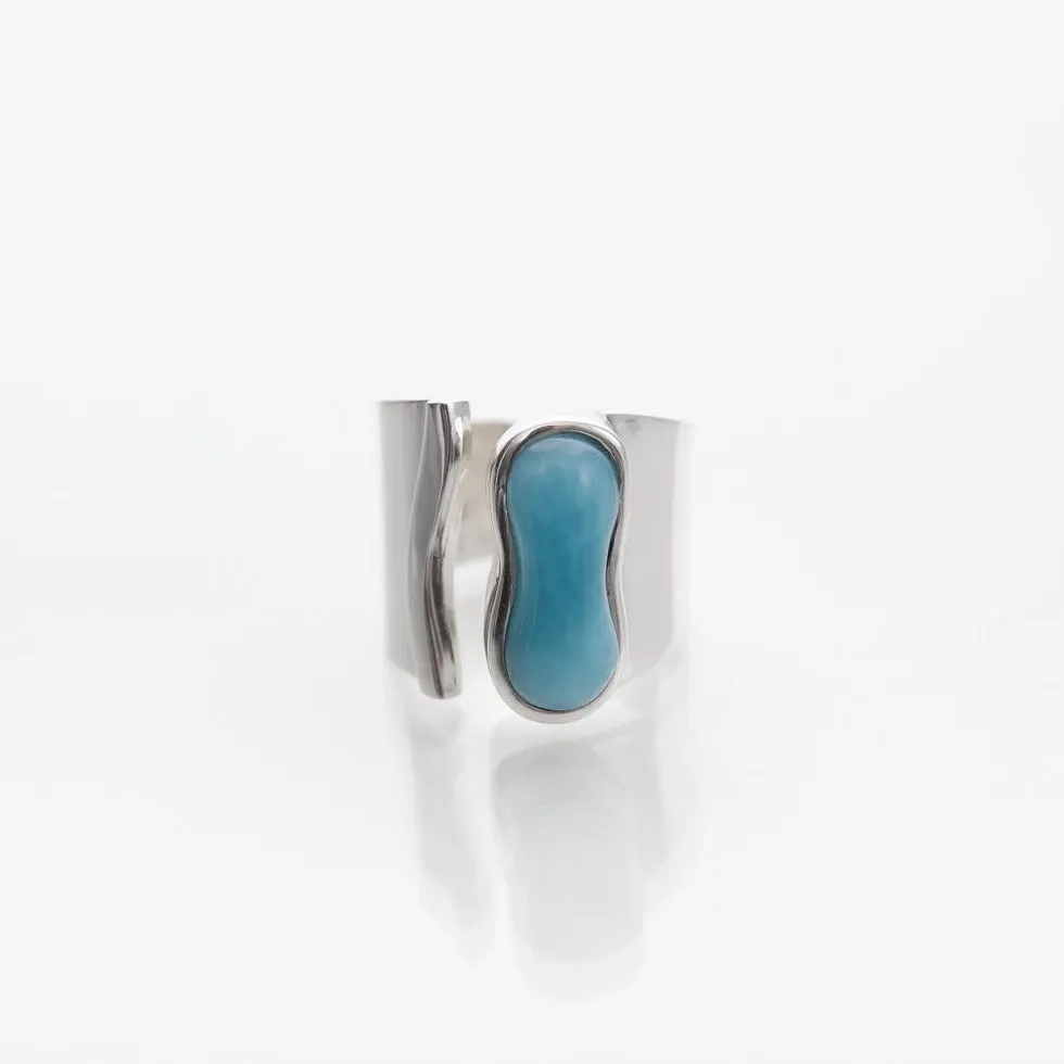 Larimar Statement Ring, Goalie