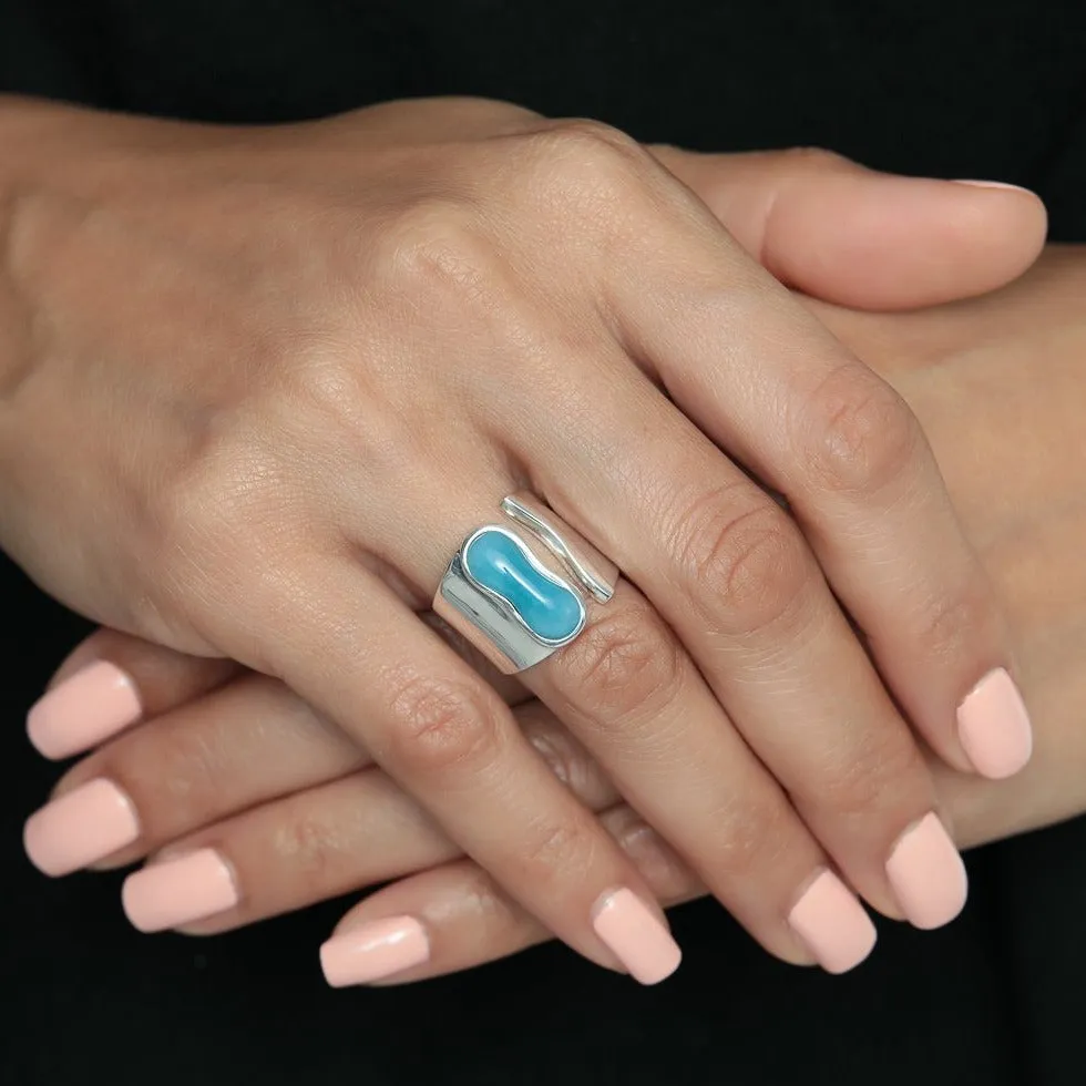 Larimar Statement Ring, Goalie