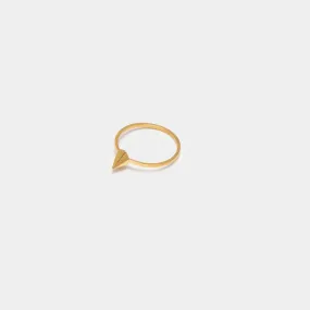 Little Diamond - ring - silver 925 - gold plated