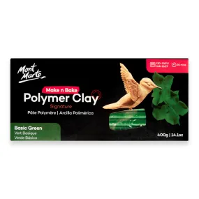 Make n Bake Polymer Clay Signature 400g (14.1oz) - Basic Green