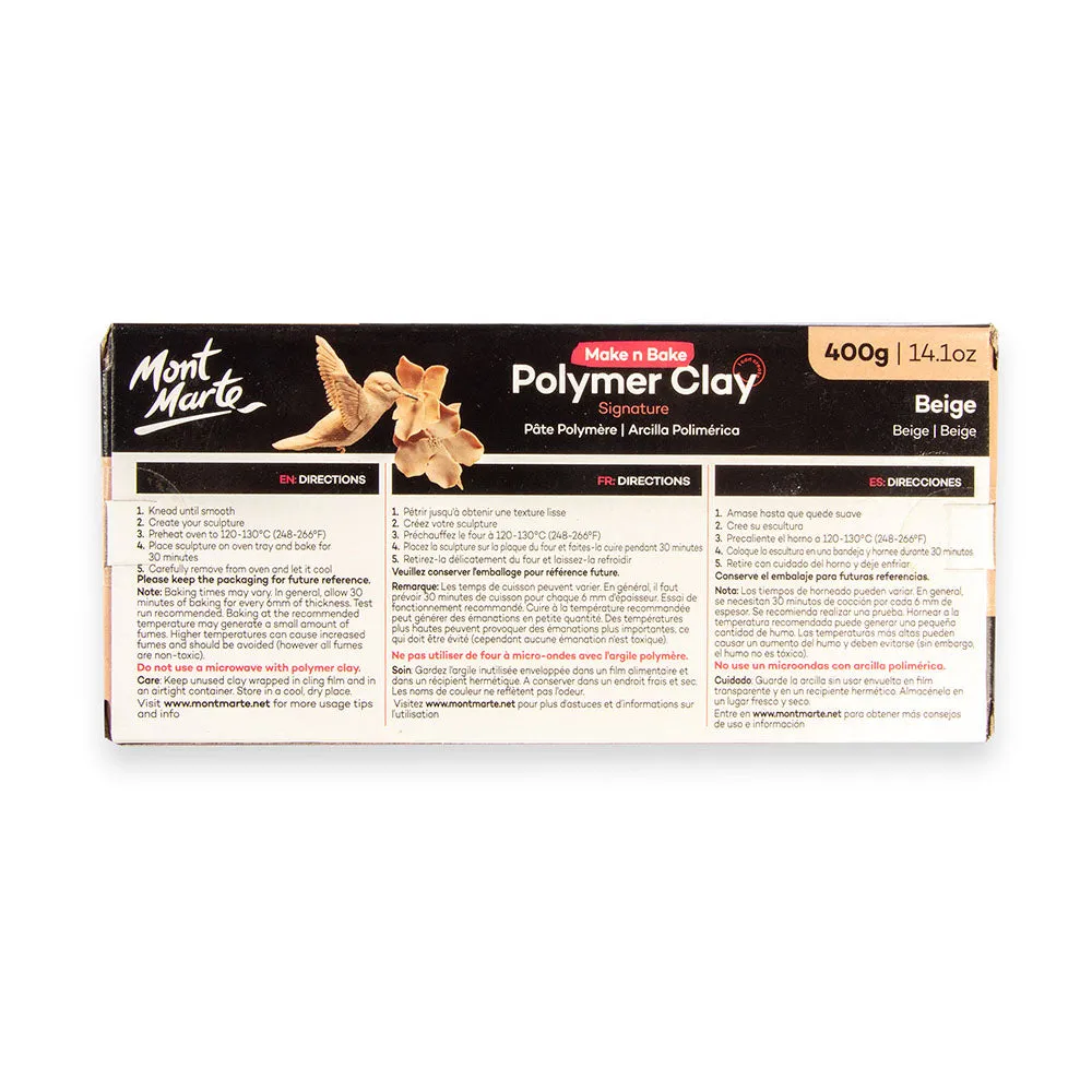 Make n Bake Polymer Clay Signature 400g (14.1oz)  - Beige