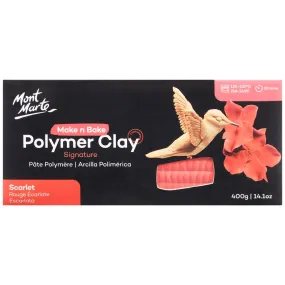 Make n Bake Polymer Clay Signature 400g (14.1oz) - Scarlet