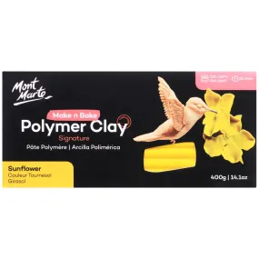 Make n Bake Polymer Clay Signature 400g (14.1oz) - Sunflower