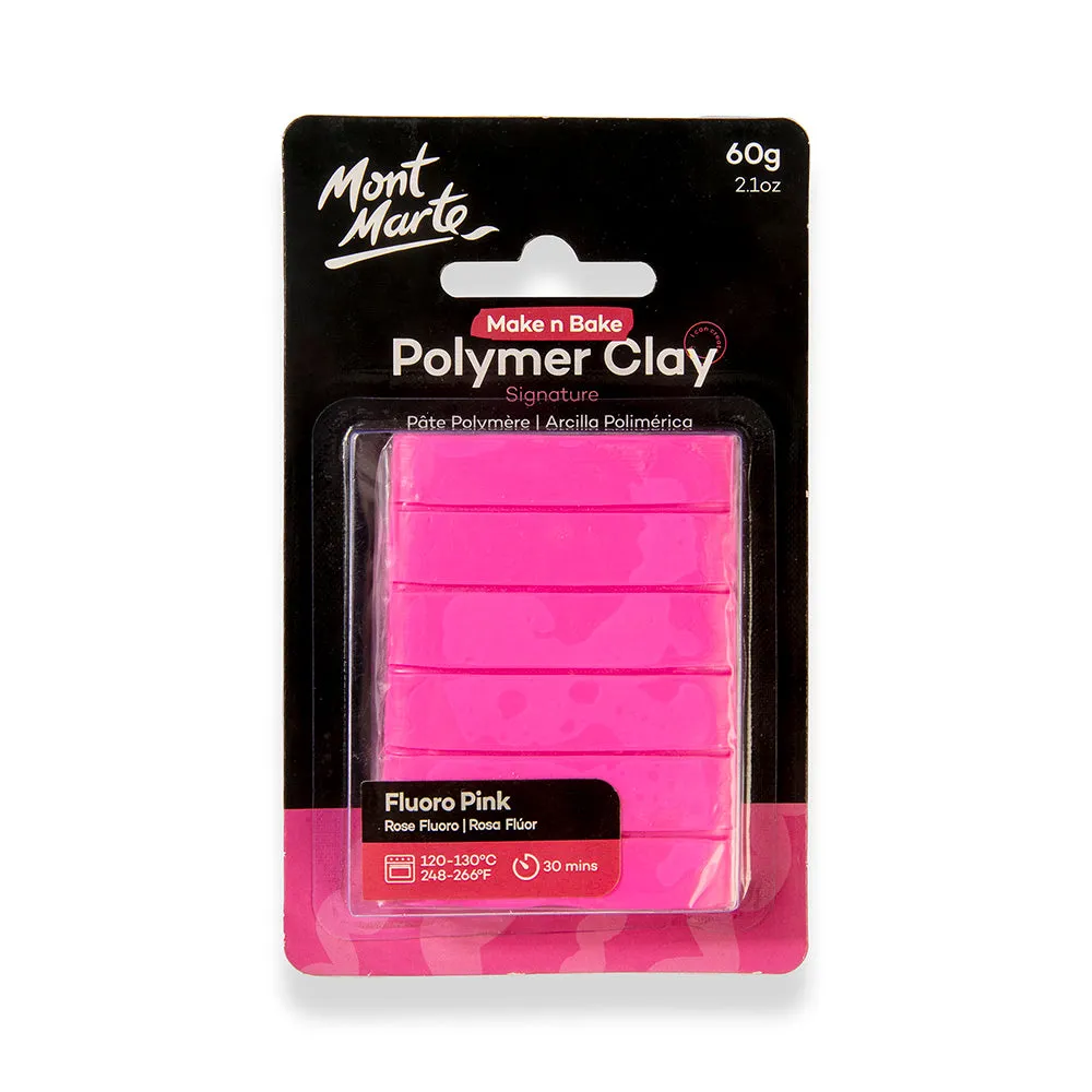 Make n Bake Polymer Clay Signature 60g (2.1oz) - Fluoro Pink