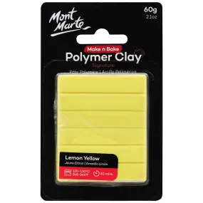 Make n Bake Polymer Clay Signature 60g (2.1oz) - Lemon Yellow