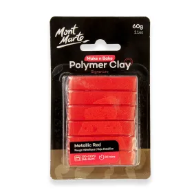 Make n Bake Polymer Clay Signature 60g (2.1oz) - Metallic Red