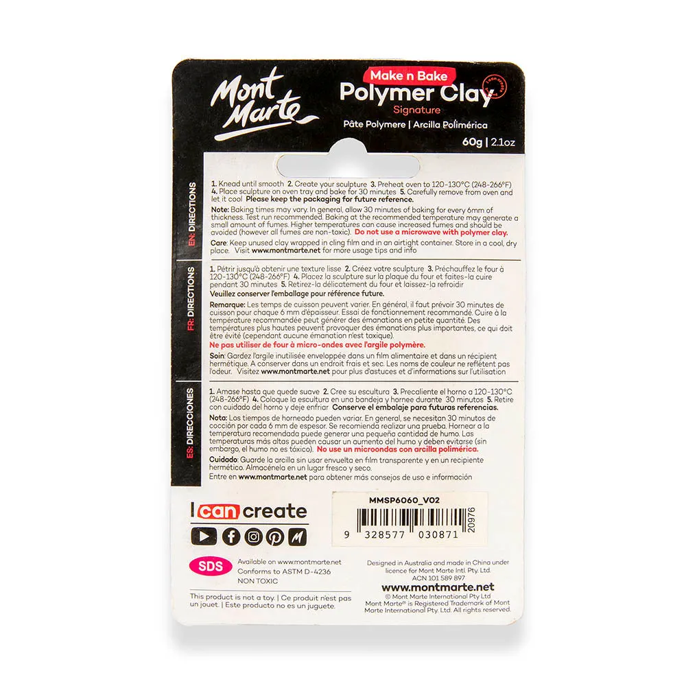 Make n Bake Polymer Clay Signature 60g (2.1oz) - Metallic Red