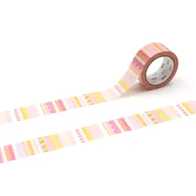 MT EX Washi Tape - Cake Graphic