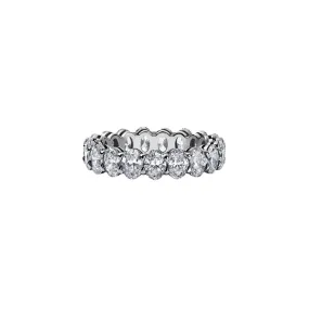 Oval Cut Eternity Band 3.90ct