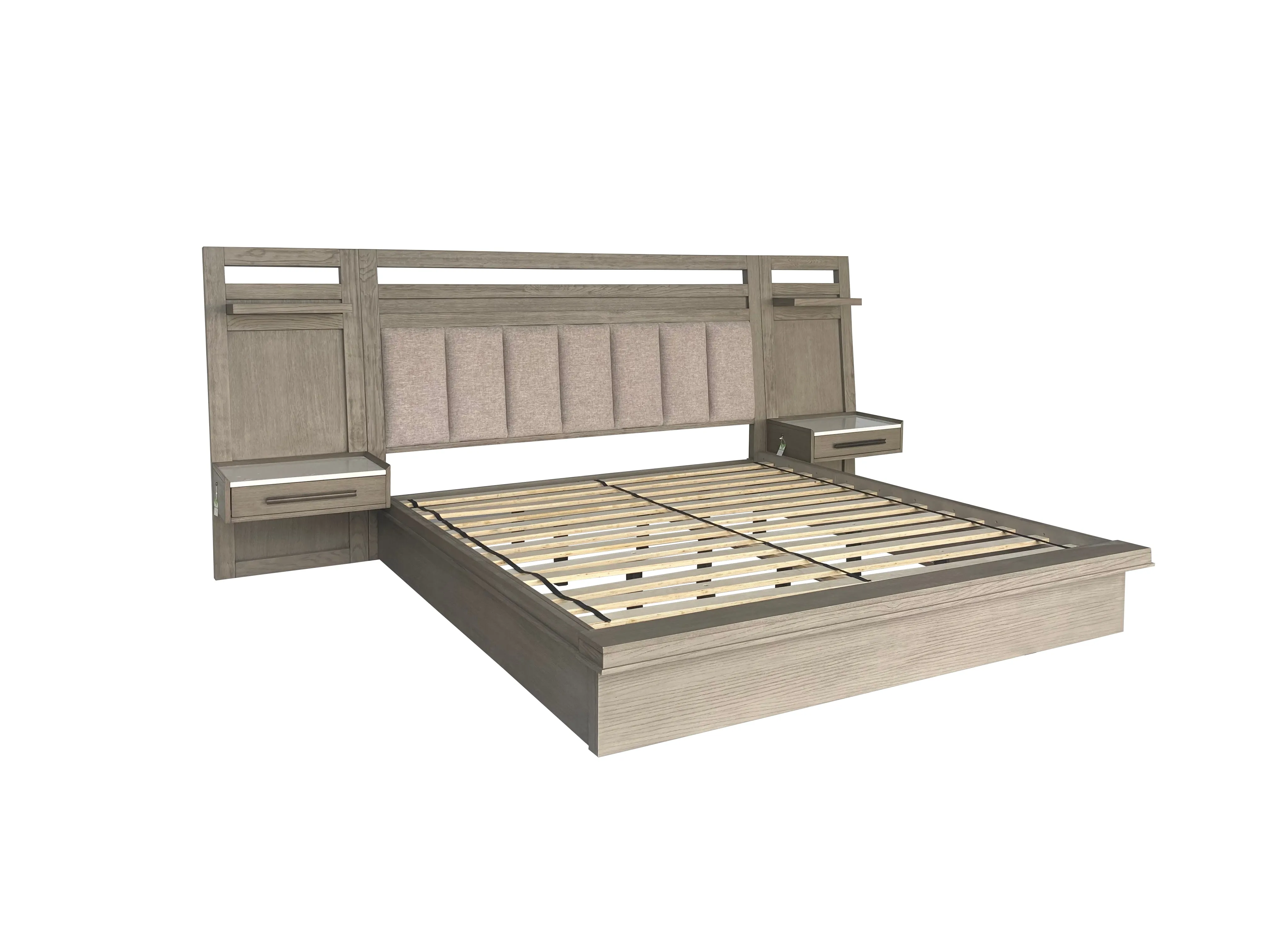 PURE MODERN BEDROOM King 6/6 Platform Wall Bed (1266HB/1266FB/125066R/52250P)