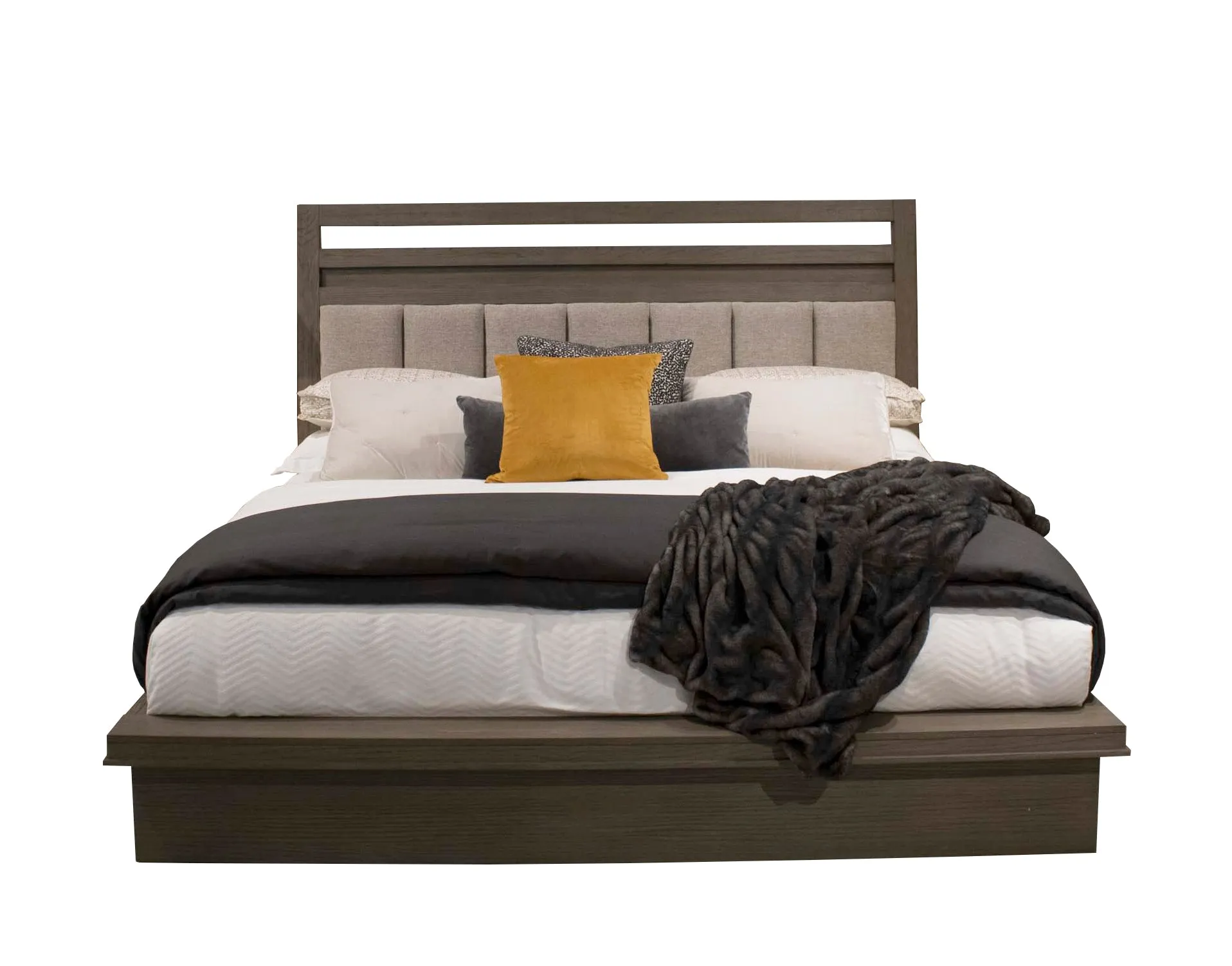 PURE MODERN BEDROOM Queen 5/0 Platform Bed (1250HB/1250FB/125066R)