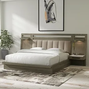 PURE MODERN BEDROOM Queen 5/0 Platform Wall Bed (1250HB/1250FB/125066R/52250P)