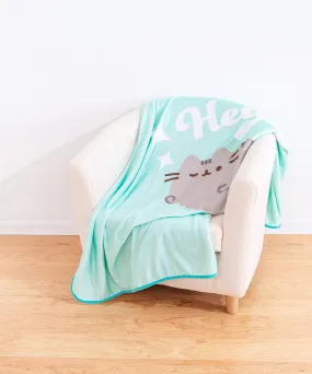 Pusheen Hey Throw Blanket