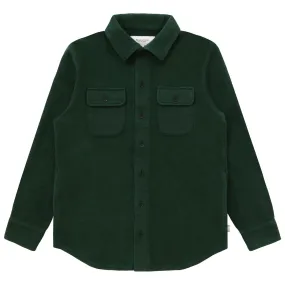 Reverse Fleece Overshirt Forest - Unisex