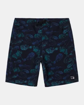 RVCA Horton Elastic Short Dark Blue