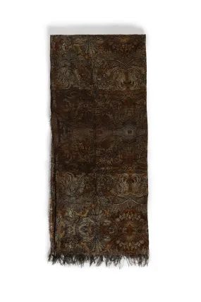 UMA WANG WOMAN BROWN SCARVES